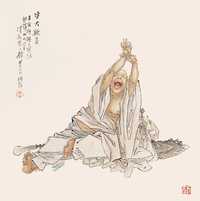 钱慧安 皆大欢喜 立轴